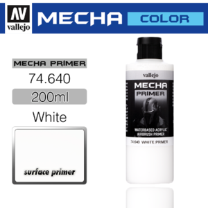 Vallejo _ 74640 Mecha Color _ Primer _ 200ml _ White