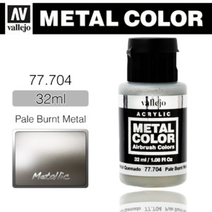Vallejo _ 77704 Metal Color _ Pale Burnt Metal (Metallic)