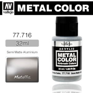 Vallejo _ 77716 Metal Color _ Semi Matte Aluminium (Metallic)