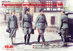 35611 1/35 WWII German Staff Personnel