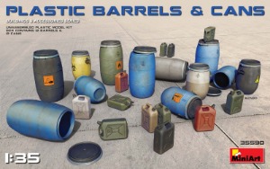 35590 1/35 Plastic Barrels &amp; Cans  플라스틱 통 및 캔