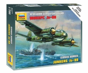 6186 1/200 Ju-88A4 WWII Bomber (New Tool- 2015)