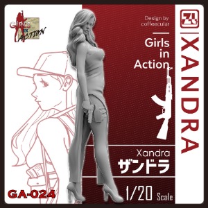 GA-024 1/20 Xandra (GIRLS IN ACTION, 레진피규어)