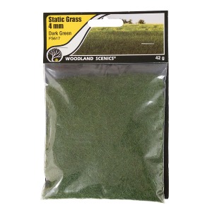 JWFS617 Static Grass Dark Green 4mm - 풀 세우기용 풀 재료 - 4mm 다크 그린