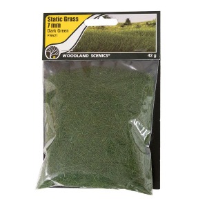 JWFS622 Static Grass Medium Green 7mm - 풀 세우기용 풀 재료 - 7mm 미디엄 그린