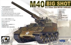 AF35031 1/35 M40 Big Shot U.S Gun Motor Carriage