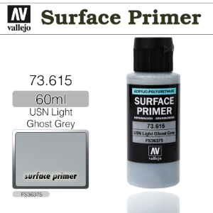 Vallejo _ 73615 Surface Primer _ 60ml _ USN Light Ghost Grey