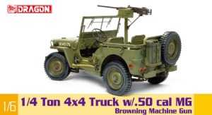 75052 1/6 1/4-Ton 4x4 Truck w/M2 .50cal Machine Gun