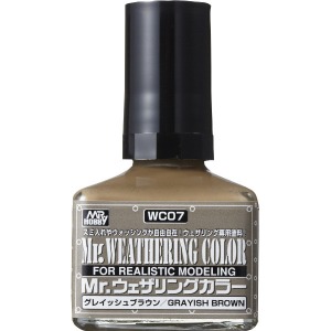 WC-07  Mr. 웨더링 컬러 회색 빛 브라운 40ml