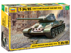 3687 1/35 T-34/85 Soviet Medium Tank-신금형