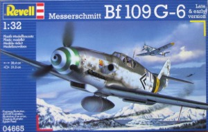 4665 1/32 Messerschmitt BF109 G-6 Late &amp; early version (New Tool- 2013)