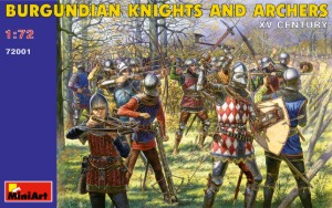 72001 1/72 Burgundian Knights and Archers. XV Century.