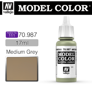 Vallejo _ [111] 70987 Model Color _ Medium Grey