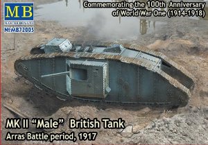 MB72005  1/72 Mk.I Male British Tank, Arras Battle Period 1917