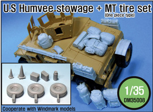 DM35008 US Humvee Stowage + MT tire set (for All 1/35 HUMVEE Kits)