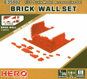 E35002  1/35 Brick Walls Set