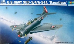 02242  1/32 US Navy SBD3/4/A-24A Dauntless Aircraft 돈틀리스