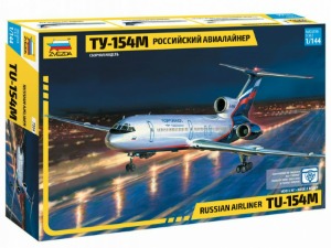 7004 1/144 Tupolev Tu-154 Russian Airliner