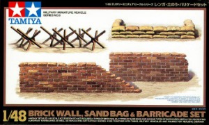 32508  1/48 MMV Accessory Set : Sand Bag, Brick Wall &amp; Barricade