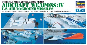 35004 X72-4 1/72 US Weapons IV -- U. S. Air to ground Missiles