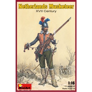 16010 1/16 Netherlands Musketeer XVII Century