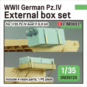 dm35125 WWII German Pz.IV External box set (for Pz.IV Ausf.F.G.H kit)