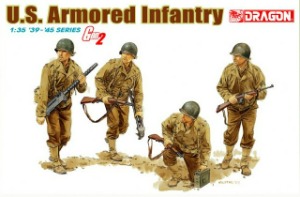 6366 1/35 US Armored Infantry (4 Figures Set) ~ Gen 2