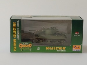 완성품 36262  1/72 M4A3 Middle Tank-4th Tank Bat