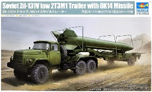 01081  1/35 Soviet Zil-131V tow 2T3M1 Trailer with 8K14 Missile