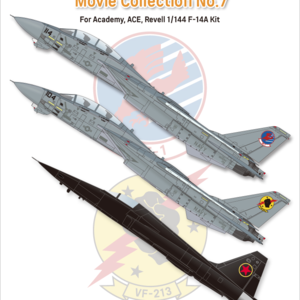 JD14002 1/144 F-14A Tomcat Decal set - Movie Collection No.7