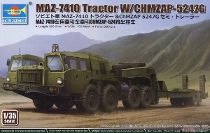 01056  1/35 MAZ-7410 Tractor w CHMZAP-5247G
