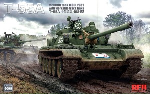 RM5098 1/35 T-55A Medium Tank Mod.1981 w/Workable Track Links