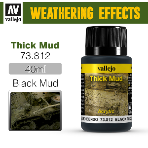 73812 Weathering Effects _ Thick Mud _ 40ml _ Black Mud 두꺼운 진흙