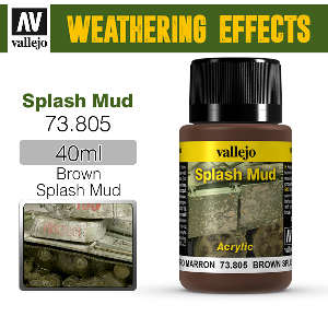 73805 Weathering Effects _ Splash Mud _ 40ml _ Brown Splash Mud 갈색 튀는 진흙
