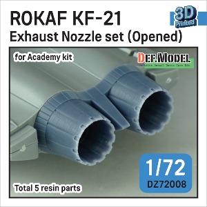 DZ72008  1/72 ROKAF KF-21 Nozzle set for Academy (Opened)