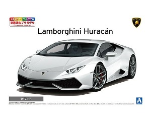 066430  1/24 Lamborghini Huracan (White)도장완료