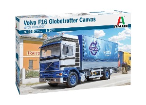 3945  1/24 Volvo F16 Globetrotter Canvas Truck w/Elevator