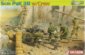 6444 1/35 5cm PaK 38 w/Crew ~ Premium Edition