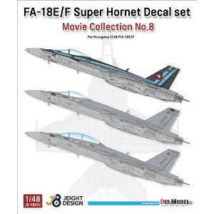 JD48002  1/48 F/A-18E/F Super Hornet Decal set - Movie Collection No.8