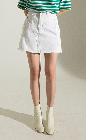 Eden  White Skirt