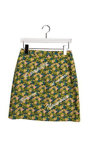Flower Needlepoint Skirt