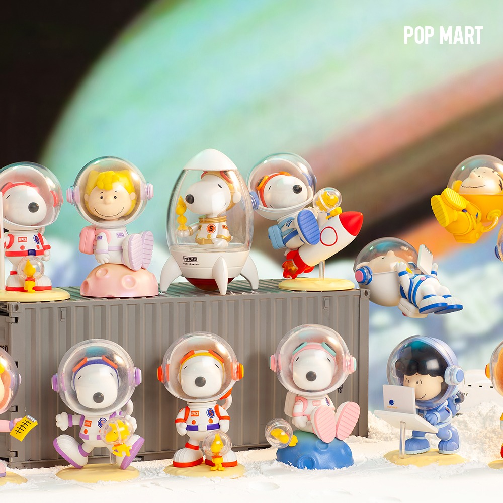 POP MART KOREA, Snoopy Space Exploration - 스누피 우주 탐사 시리즈 (박스)