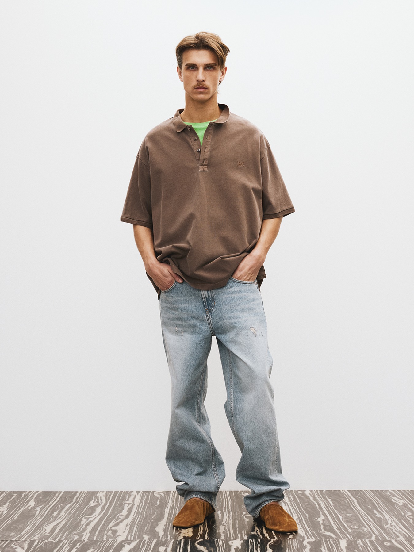 Tシャツ・カットソー RECTO Oversized Garment Cotton Pique RECTO