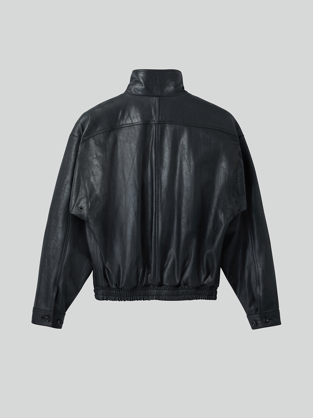 レクト RECTO 70S LUCAS LEATHER BOMBER JUMPER BLACK RECTO - Official Website