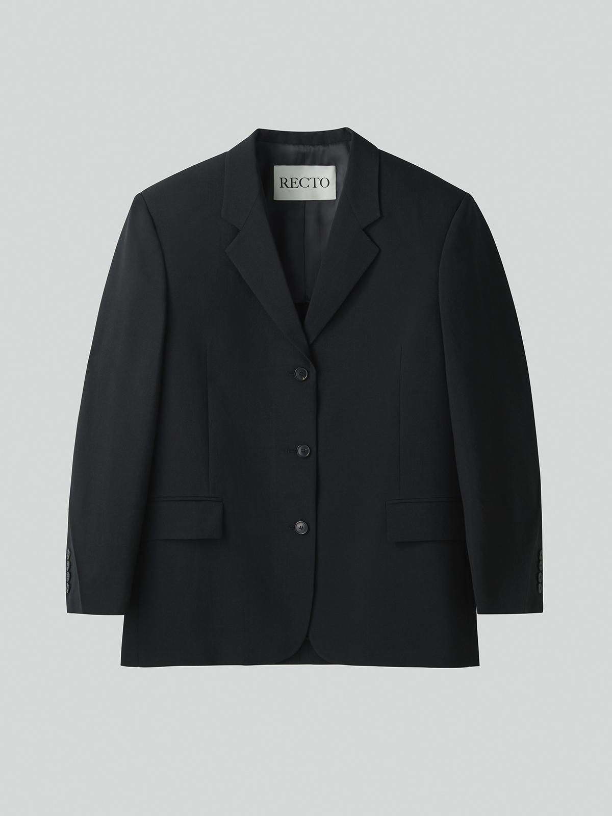 レクト RECTO WOOL BLEND DOUBLE BREASTED TAILORED JACKET RECTO - Official Website