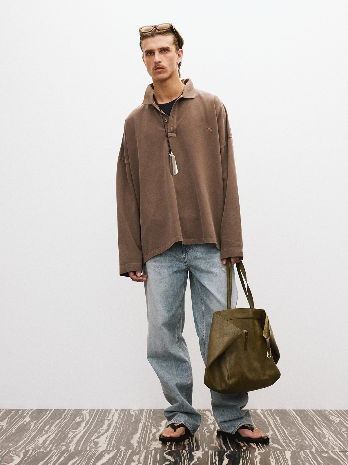 Tシャツ・カットソー RECTO Oversized Garment Cotton Pique Short 51dc4afc079bb163a98629abab9893