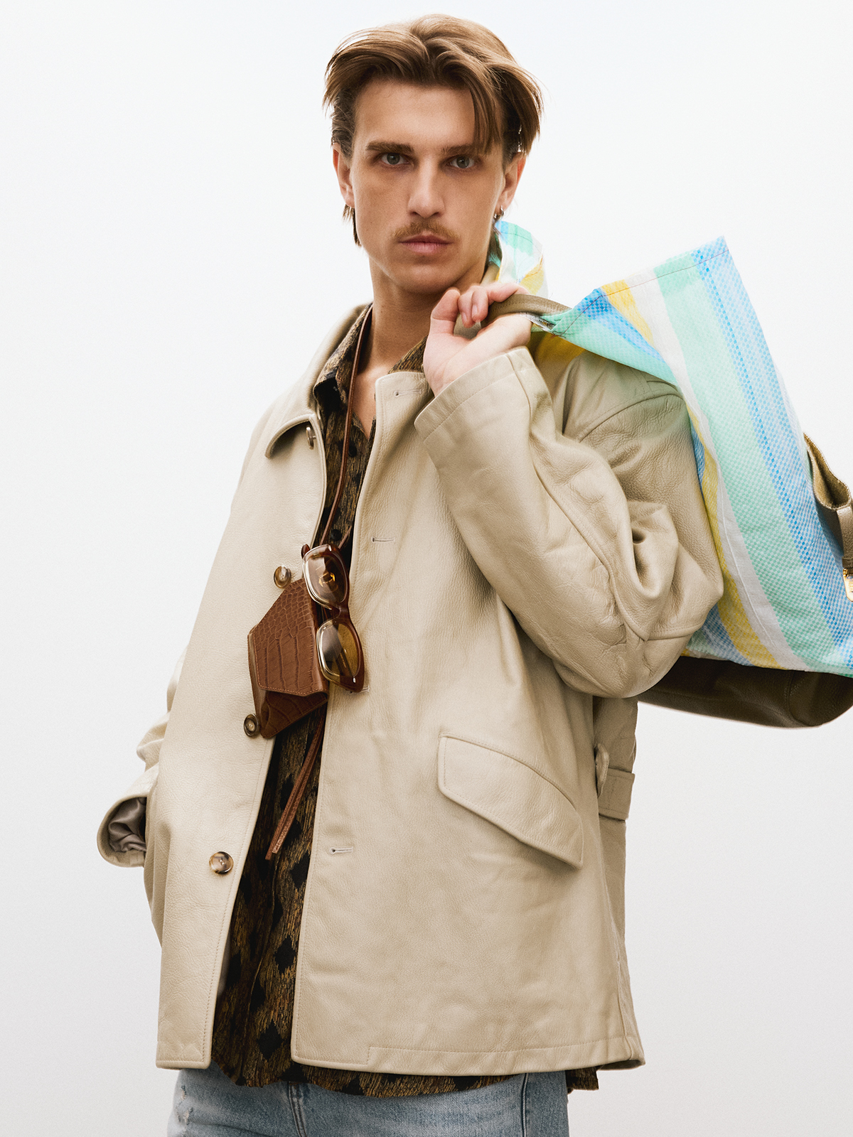 [RECTO] / ☆ 25SS VINTAGE WASHING LEATHER CHORE JACKET RECTO
