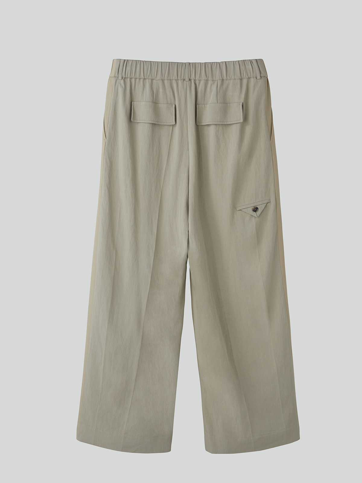 ★RECTO★CONTRAST BACK BANDING WIDE PANTS★6415★韓国★人気 RECTO