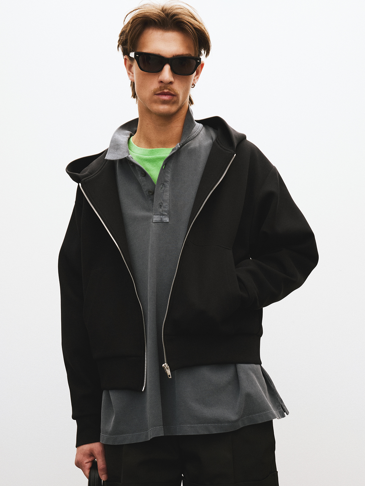 [RECTO] LOGO DETAIL HOODIE ZIP-UP ☆送料込☆ RECTO - Official Website