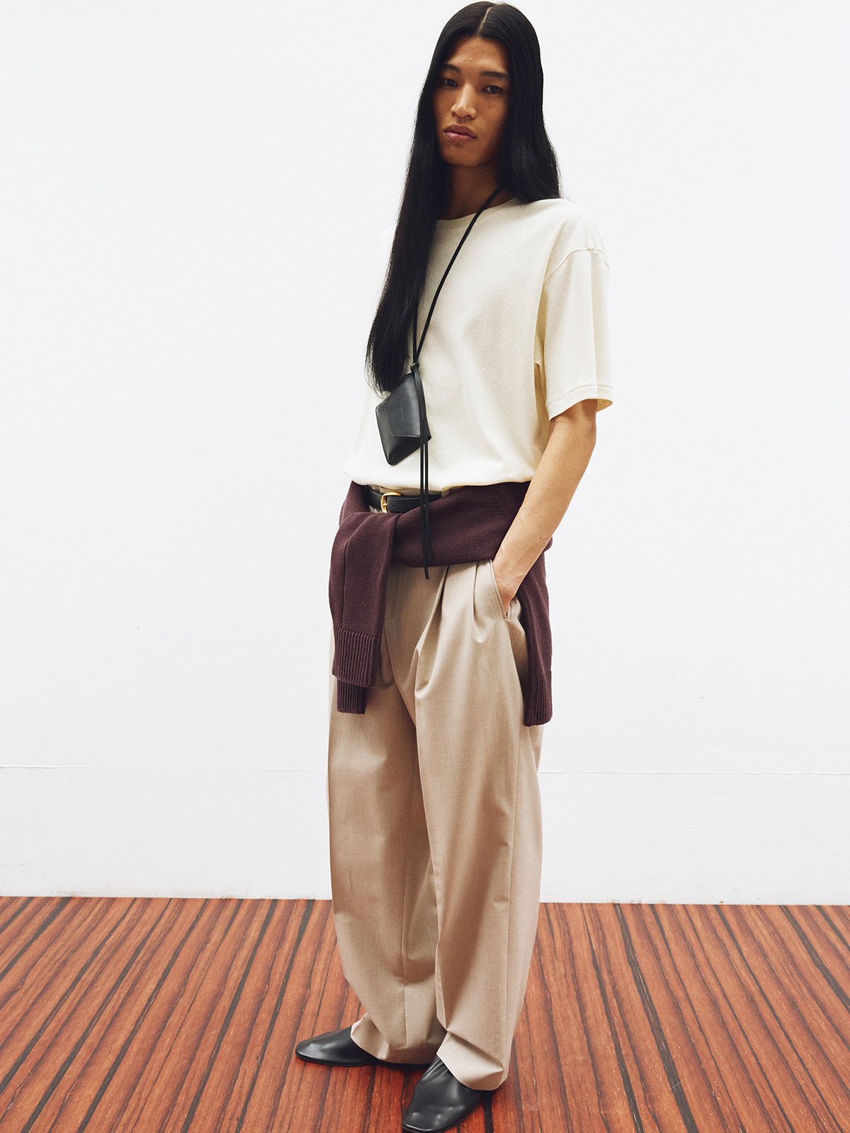 [RECTO]/ ☆ 25SS DOUBLE PLEATED WIDE PANTS / SEPIA BEIGE RECTO - Official Website
